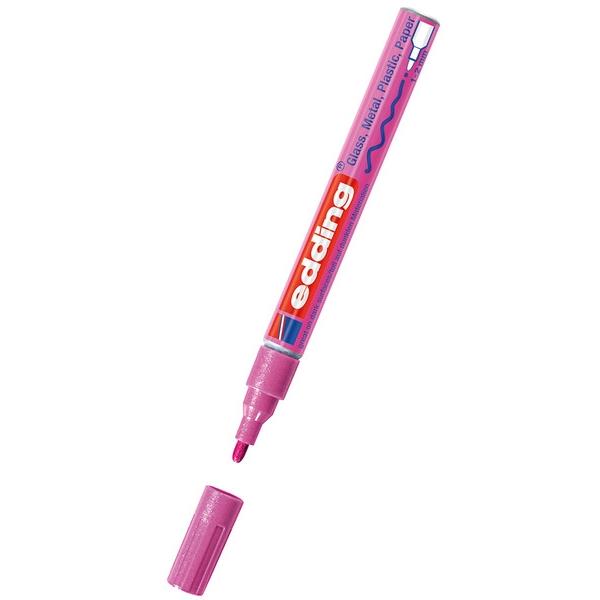 Edding Boya Dekorasyon Markörü Metalik Pembe E-7517