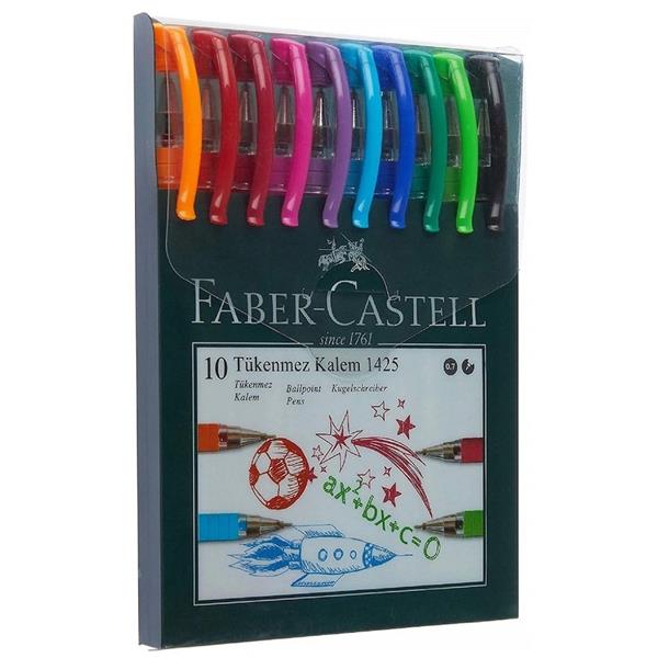 Faber Castell 1425 Igne Uç Tükenmez Kalem Set 10lu 142557