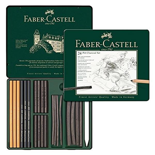 Faber CastellPitt Monochrome İşlenmiş Kömür Seti 5188112978
