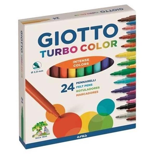 Giotto Turbo Color Keçeli Boya Kalemi 24lü 417000