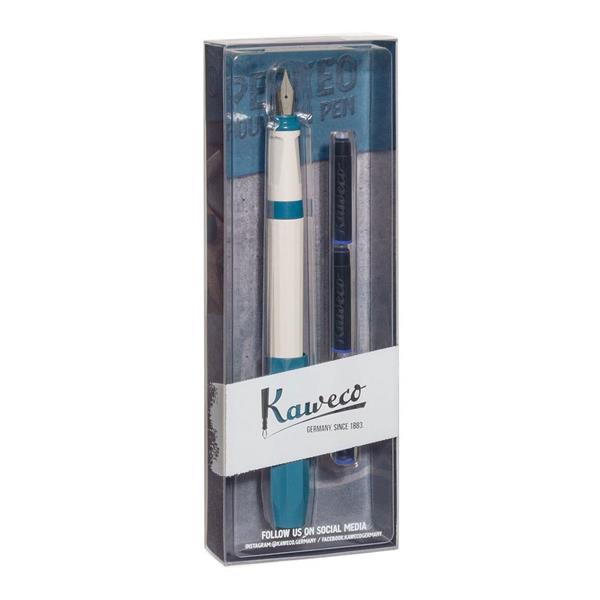 Kaweco Perkeo Dolma Kalem Set Krem/Turkuaz M Uç 10002252