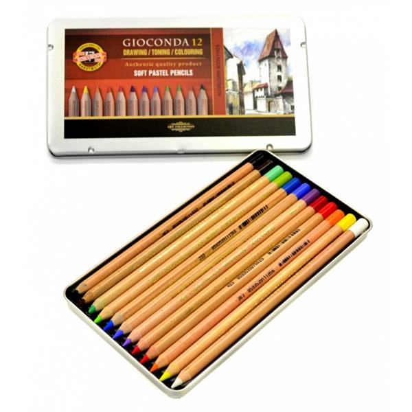 Koh-I-Noor Gioconda Soft Pastel Set 12 Li 8827