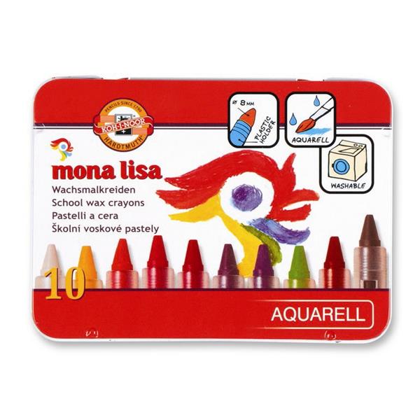 Koh-I-Noor Monalisa Aquarelle Boya 10 Lu 8258