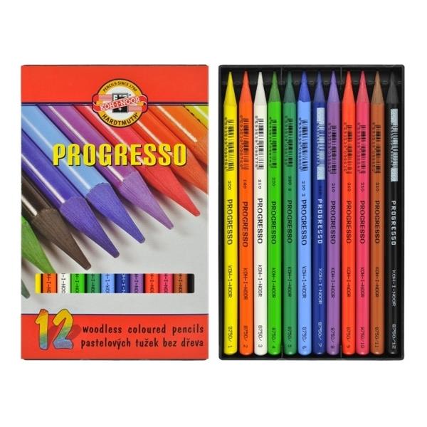 Koh-I-Noor Progresso Pastel Boya 12 Li 8756