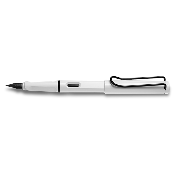 Lamy Safari Dolmakalem Siyah Klips F Uç Beyaz 19BS-F