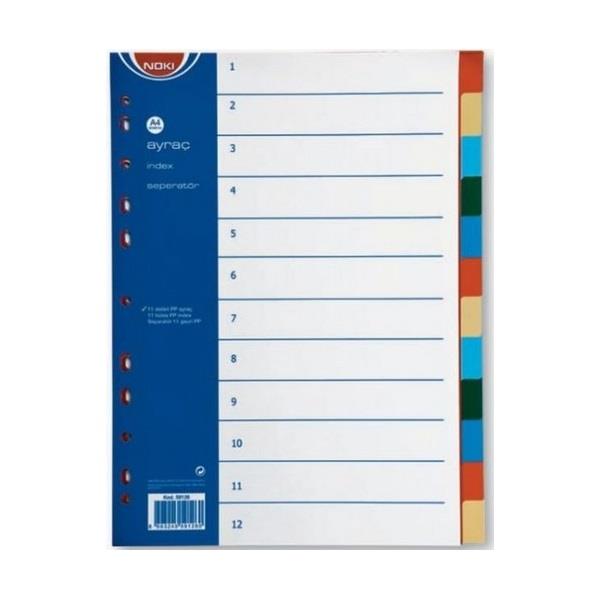 Noki Seperatör Pp A4 12 Renk 59126