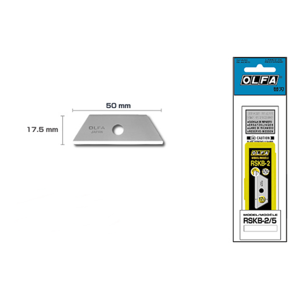 Olfa Maket Biçagi Yedegi 17,5 mm 10lu Rskb-2/5b