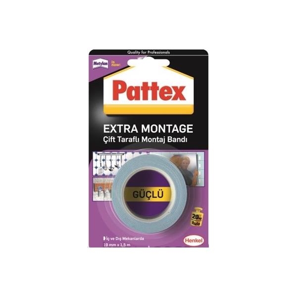 Pattex Extra Montaj Tamir Bandı 19 mm X 1.5 Mt