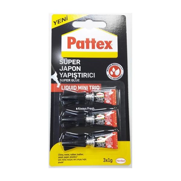 Pattex Süper Mini Japon Yapıştırıcı 3x1gr 1943764