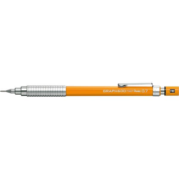 Pentel Teknik Çizim Yazı Graphgear 600 Versatil 0.7mm Turuncu PG607-FX