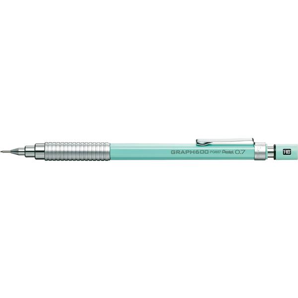 Pentel Teknik Çizim Yazı Graphgear 600 Versatil 0.7mm Açık Mavi PG607-SX