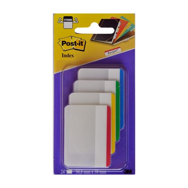 Post-It İndex Sert Seperatör 4 Renk X 6adet 686f-1