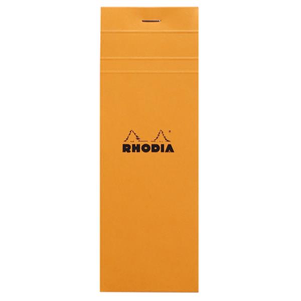 Rhodia 7,4x21 Çizgili Bloknot Turuncu Kpk 80gr RB8600
