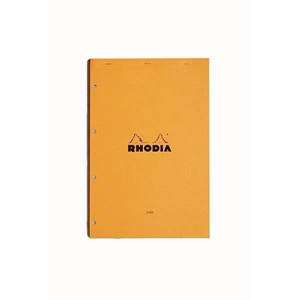 Rhodia A4 Çizgili Bloknot Turuncu Kapak 119600