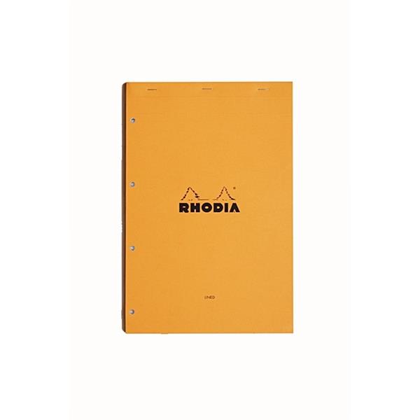 Rhodia A4 Çizgili Bloknot Turuncu Kapak 119600