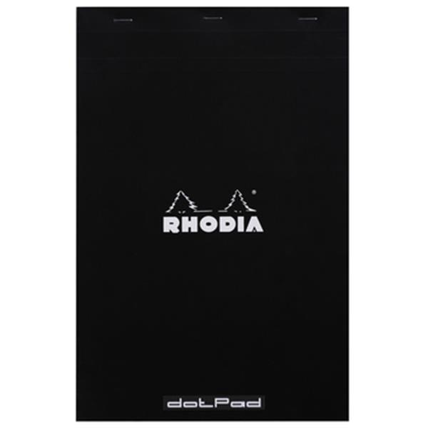 Rhodia A4 Dot Bloknot Siyah Kap.80gr RA18559