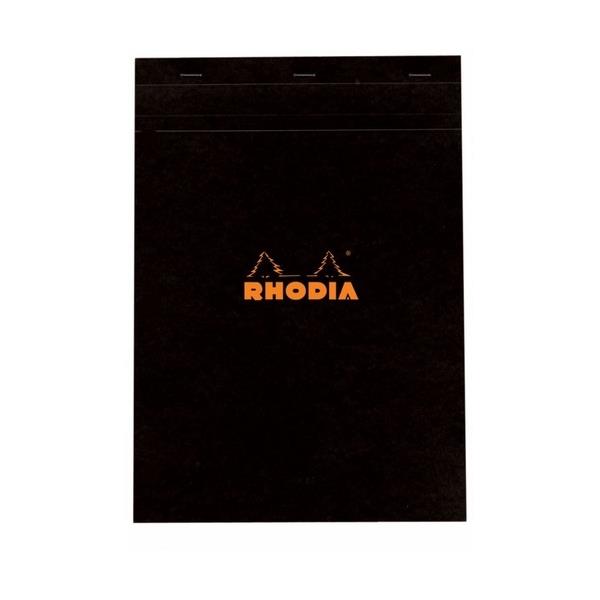 Rhodia A4 Kareli Bloknot Siyah Kapak 182009