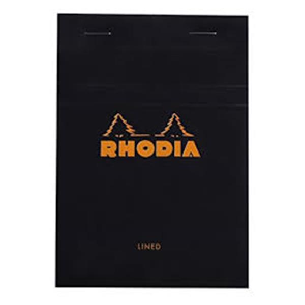 Rhodia A6 Çizgili Bloknot Siyah Kpk 80 1360009