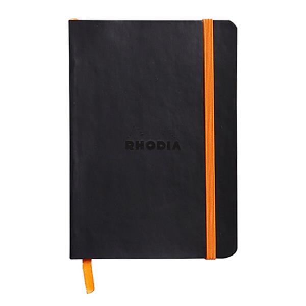 Rhodia A6 Çizgili Defter Siyah 117302