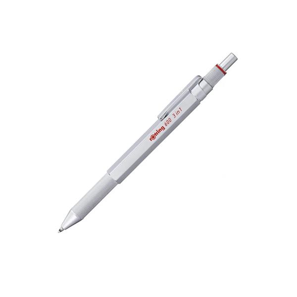 Rotring 600 Multipen Üç Fonksiyonlu Kalem Krom 2164109