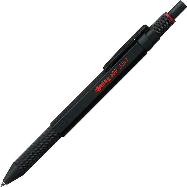 Rotring 600 Multipen Üç Fonksiyonlu Kalem Siyah 2164108