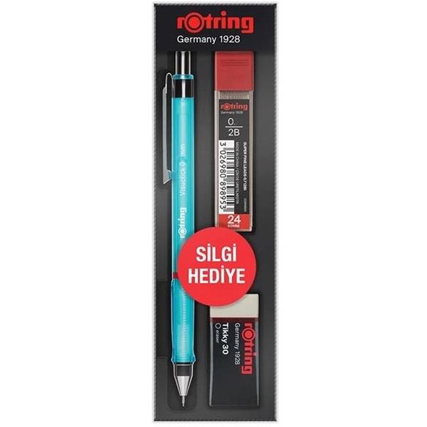 Rotring Visuclick 0.5mm Versatil+Silgi+Min Mavi