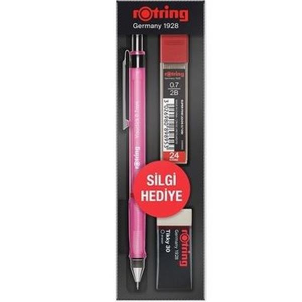 Rotring Visuclick 0.7mm Versatil+Silgi+Min Pembe