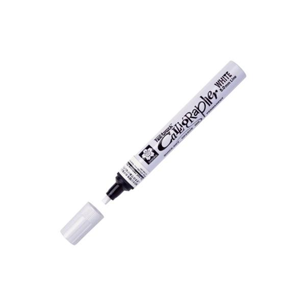 Sakura Pen-Touch Kaligrafi Kalemi 5.0mm Beyaz C#50