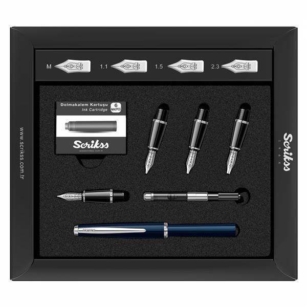 Scrikss Calligraphy Set Lacivert