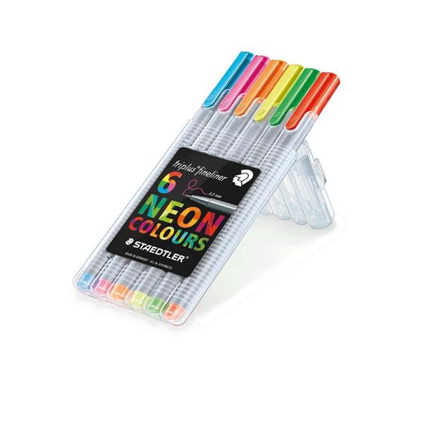 Staedtler Triplus 334 Fineliner Neon Renk 6'Lı