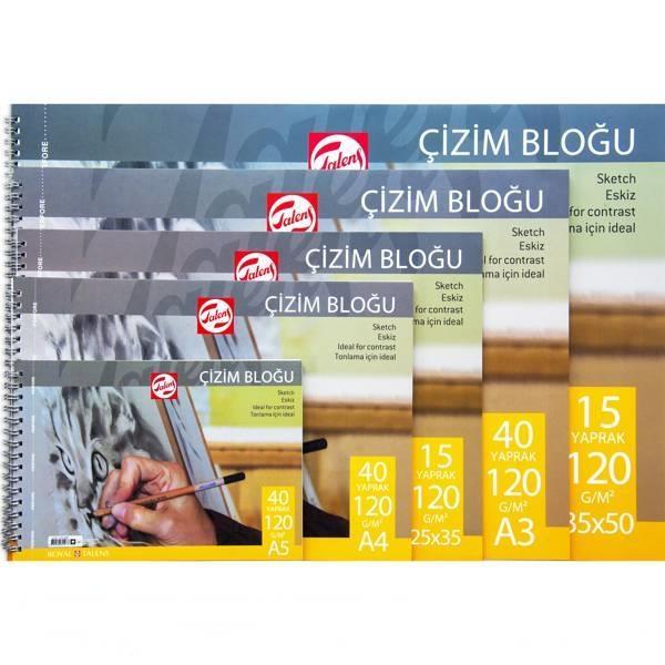 Talens Çizim Blok 120gr 25x35 15yp T120253515