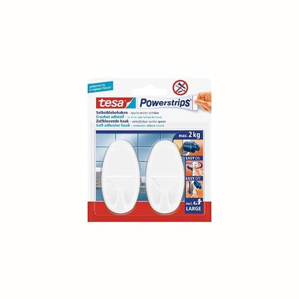 Tesa Oval Aski Büyük Boy Beyaz 58013