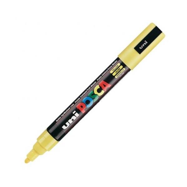 Uni Posca 1.8-2.5 Su Bazli Poster Markörü Sarı PC-5M-SARI