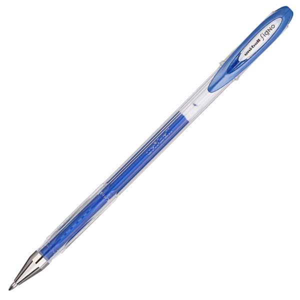 Uniball Jel Kalem Signo Noble Metal 0.8 Mavi UM-120NM