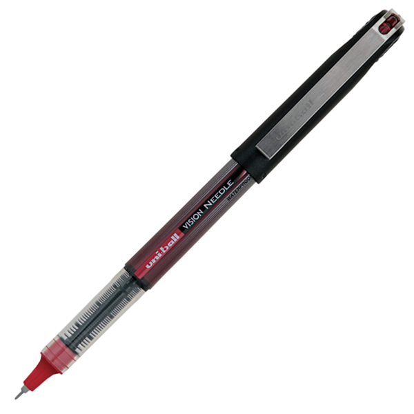Uniball Vision Needle 0.5 Igneuçlu Kırmızı Ub-185