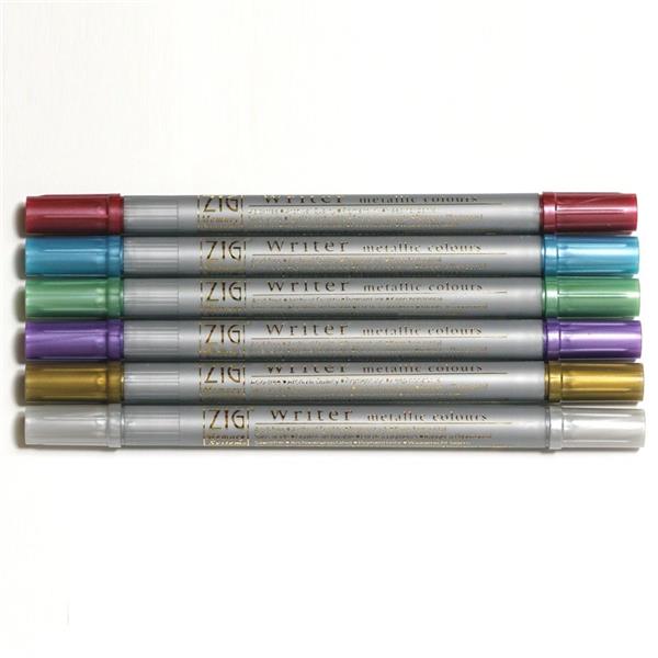 Zig Writer Metallic Davetiye Kalemi Violet Ms-8000